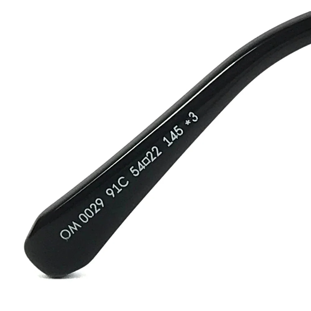 Omega Sunglasses OM0029 91C Matte Black Brushed Gunmetal Frames Gradient Lenses